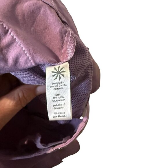 Athleta Womens Purple Cargo Shorts Size 4 With Pockets & Button Details - Picture 5 of 5